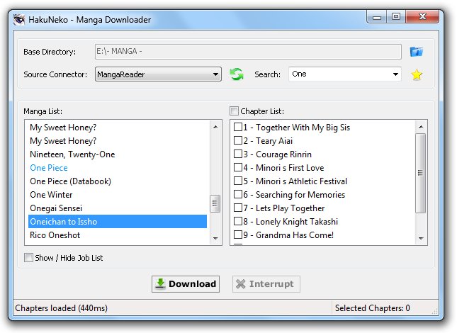 Manga & Anime Downloader - HakuNeko