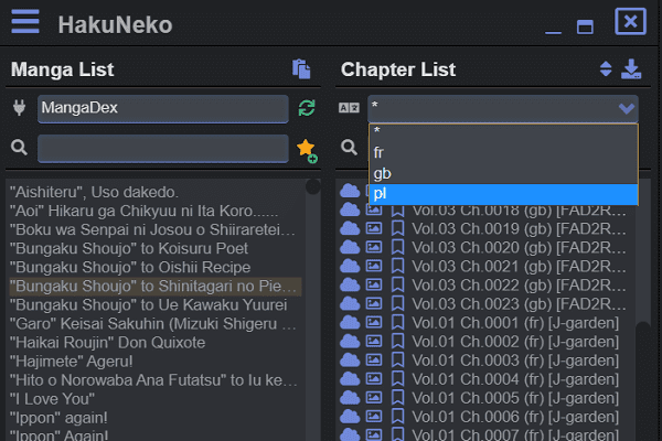 Manga & Anime Downloader - HakuNeko